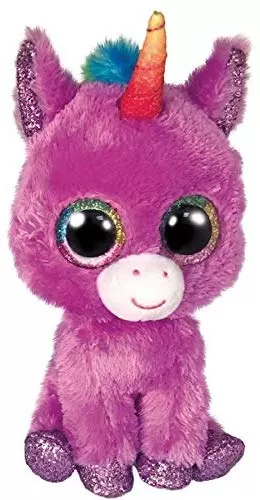 Jucării bebeluși - Plus ty 24cm boos rosette unicornul violet, varsta de la 0 luni la +15 ani