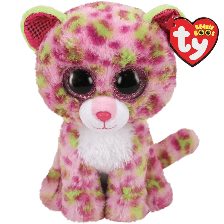 Jucării și Jocuri pentru copii - Plus ty 24cm leopard roz, varsta de la 1 an la +15 ani