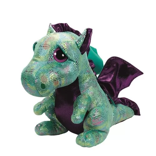 Jucării bebeluși - Plus ty 42cm boos cinder dragonas verde, varsta de la 3 ani la +15 ani