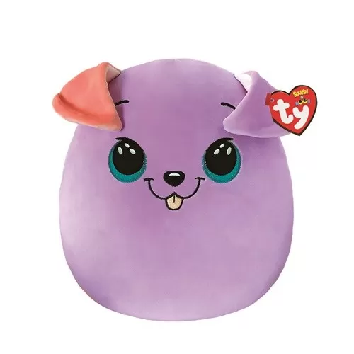 Jucării bebeluși - Plus ty squish bitsy catelus mov 22cm, varsta de la 3 ani la +15 ani