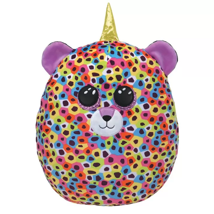 Jucării bebeluși - Plus ty squish leopard giselle 22cm 