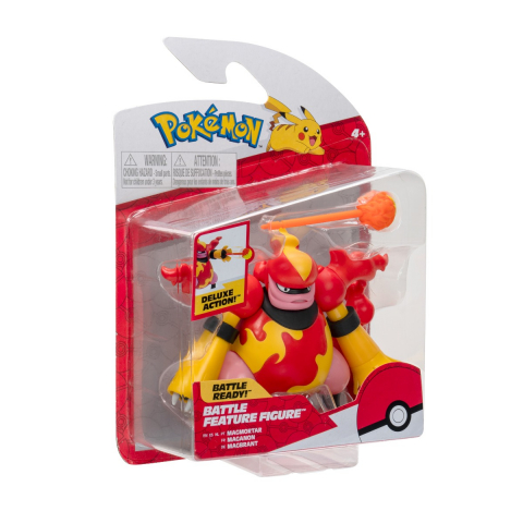Pokemon - Figurina Deluxe de actiune, Magmortar, S12 varsta 3-5 ani ,5-7 ani ,7-9 ani ,9-12 ani ,12-14 ani ,14-18 ani ,18+, Unisex [3]