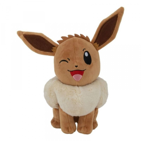 Jucării și Jocuri pentru copii - Pokemon - Jucarie de plus 20 cm, Eevee #2, S16 varsta 3-5 ani ,5-7 ani ,7-9 ani ,9-12 ani ,12-14 ani ,14-18 ani ,18+, Unisex