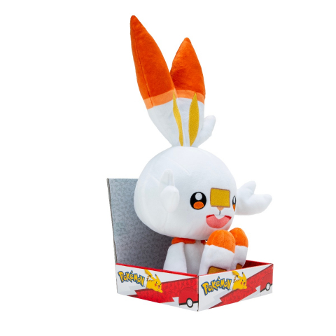 Pokemon - Jucarie de plus 30 cm, Scorbunny, S11 varsta 3-5 ani ,5-7 ani ,7-9 ani ,9-12 ani ,12-14 ani ,14-18 ani ,18+, Unisex [4]