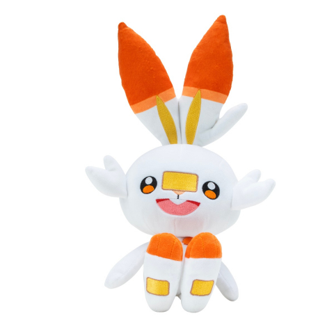 Pokemon - Jucarie de plus 30 cm, Scorbunny, S11 varsta 3-5 ani ,5-7 ani ,7-9 ani ,9-12 ani ,12-14 ani ,14-18 ani ,18+, Unisex [3]