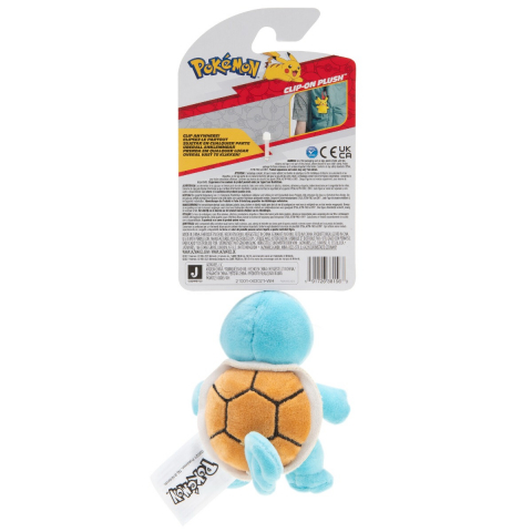 Pokemon - Jucarie de plus cu agatatoare, Squirtle, S6 varsta 7-9 ani ,9-12 ani ,12-14 ani ,14-18 ani ,18+, Baieti [2]