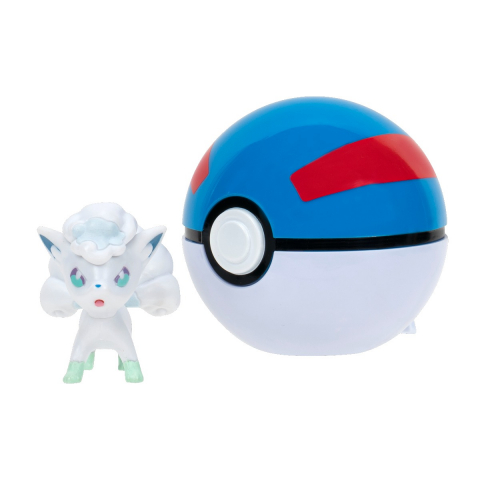 Pokemon - Set 2 figurine Clip n Go, (Alolan Vulpix & Great Ball) S14 varsta 3-5 ani ,5-7 ani ,7-9 ani ,9-12 ani ,12-14 ani ,14-18 ani ,18+, Baieti [2]