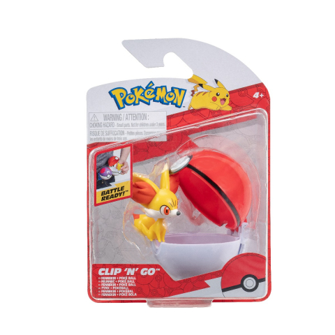 Jucării și Jocuri pentru copii - Pokemon - Set 2 figurine Clip n Go, (Fennekin & Poke Ball) S14 varsta 3-5 ani ,5-7 ani ,7-9 ani ,9-12 ani ,12-14 ani ,14-18 ani ,18+, Baieti