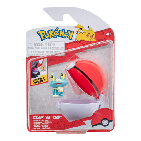 Jucării și Jocuri pentru copii - Pokemon - Set 2 figurine Clip n Go, (Froakie & Poke Ball) S14 varsta 3-5 ani ,5-7 ani ,7-9 ani ,9-12 ani ,12-14 ani ,14-18 ani ,18+, Baieti
