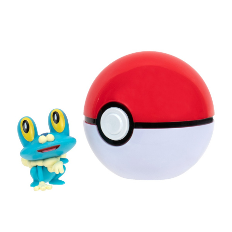Pokemon - Set 2 figurine Clip n Go, (Froakie & Poke Ball) S14 varsta 3-5 ani ,5-7 ani ,7-9 ani ,9-12 ani ,12-14 ani ,14-18 ani ,18+, Baieti [3]
