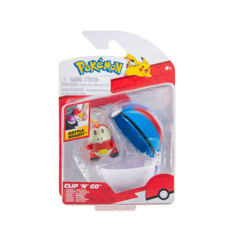 Jucării și Jocuri pentru copii - Pokemon - Set 2 figurine Clip n Go, Fuecoco + Great Ball copii varsta 3-5 ani|5-7 ani|7-9 ani|9-12 ani|12-14 ani|14-18 ani