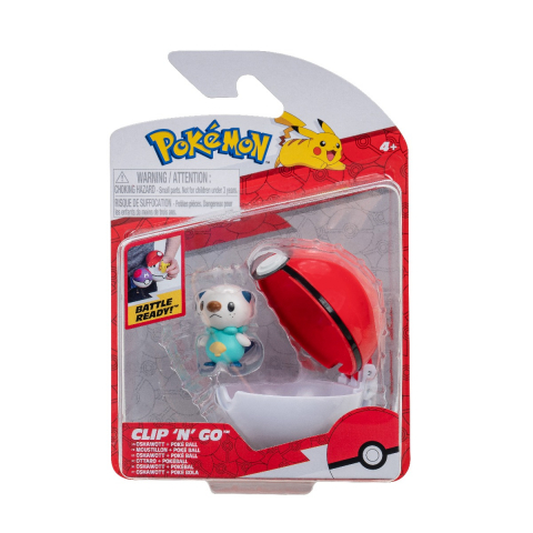 Jucării și Jocuri pentru copii - Pokemon - Set 2 figurine Clip n Go, (Oshawott & Poke Ball) S13 varsta 3-5 ani ,5-7 ani ,7-9 ani ,9-12 ani ,12-14 ani ,14-18 ani ,18+, Baieti