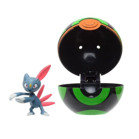 Pokemon - Set 2 figurine Clip n Go, (Sneasel & Dusk Ball) S9 varsta 3-5 ani ,5-7 ani ,7-9 ani ,9-12 ani ,12-14 ani ,14-18 ani ,18+, Baieti [1]