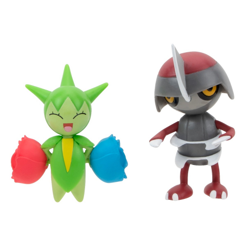 Pokemon - Set 2 figurine de actiune, (Pawniard & Roselia) S15 varsta 3-5 ani ,5-7 ani ,7-9 ani ,9-12 ani ,12-14 ani ,14-18 ani ,18+, Baieti [1]