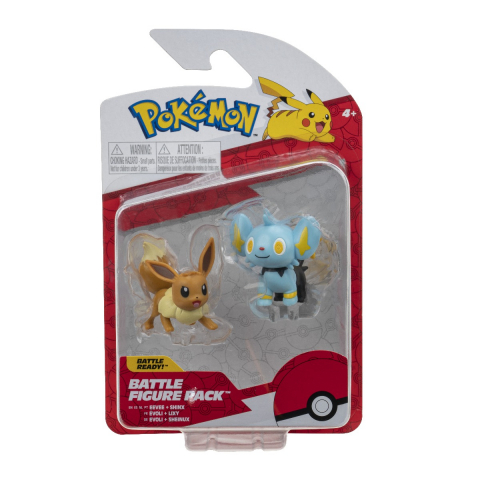 Jucării și Jocuri pentru copii - Pokemon - Set 2 figurine de actiune, (Shinx & Eevee) S13 varsta 3-5 ani ,5-7 ani ,7-9 ani ,9-12 ani ,12-14 ani ,14-18 ani ,18+, Baieti