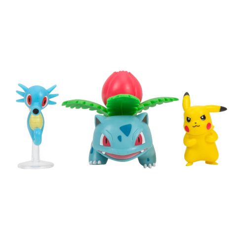 Pokemon - Set 3 figurine de actiune, (Pikachu #2 & Horsea & Ivysaur) S16 varsta 3-5 ani ,5-7 ani ,7-9 ani ,9-12 ani ,12-14 ani ,14-18 ani ,18+, Baieti [1]