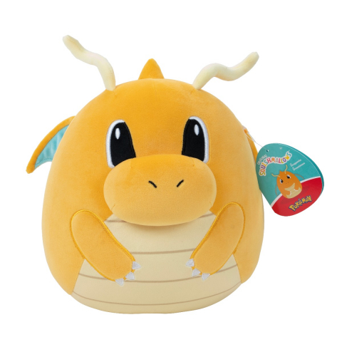 Jucării și Jocuri pentru copii - Pokemon Squishmallows - Jucarie de plus 25 cm, Dragonite varsta 3-5 ani ,5-7 ani ,7-9 ani ,9-12 ani ,12-14 ani ,14-18 ani ,18+, Unisex