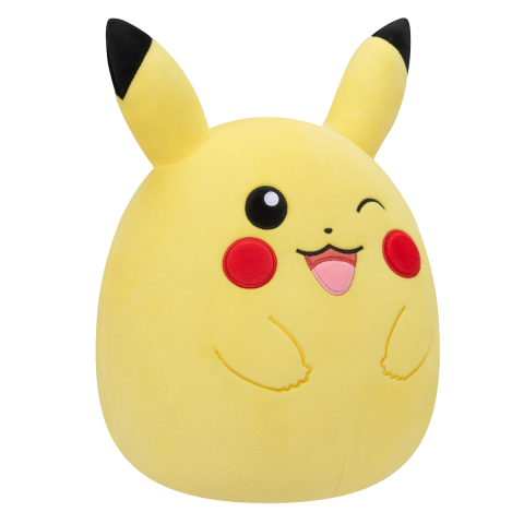 Jucării și Jocuri pentru copii - Pokemon Squishmallows - Jucarie de plus 25 cm, Winking Pikachu, S3 varsta 3-5 ani ,5-7 ani ,7-9 ani ,9-12 ani ,12-14 ani ,14-18 ani ,18+, Unisex