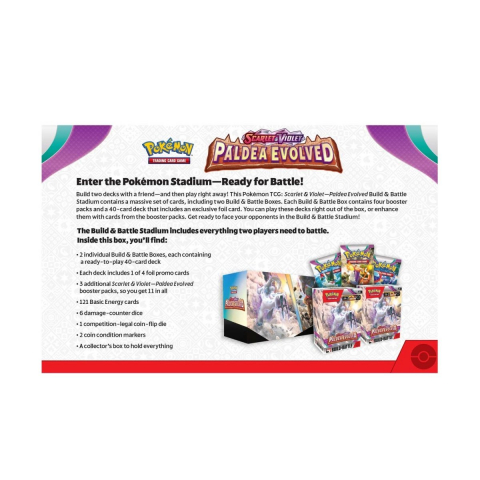 Pokemon TCG: SV02 Paldea Evolved - Build & Battle Stadium [6]