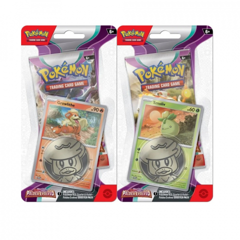 Jucării și Jocuri pentru copii - Pokemon TCG: SV02 Paldea Evolved - Checklane Blister