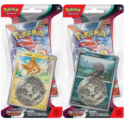 Jucării și Jocuri pentru copii - Pokemon TCG: SV03 Obsidian Flames - Checklane Blister