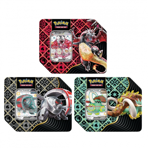Jucării și Jocuri pentru copii - Pokemon TCG: SV4.5 Paldean Fates - Tin 5107 (Assort)