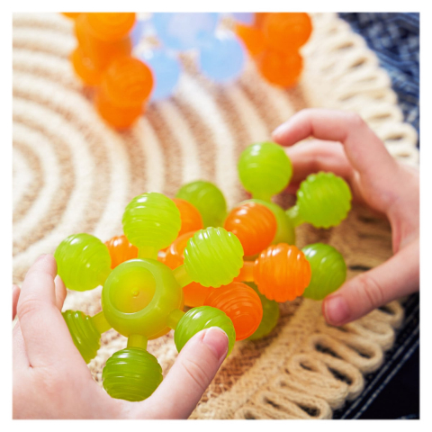 PolyForm Star, set 35 piese interconectabile, Guidecraft, 2-7 ani [2]