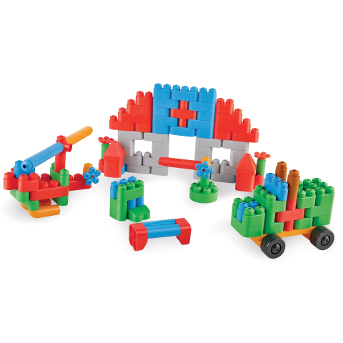 PolyM - Building Block Set (128 piese), copii varsta 18 luni+,3 ani+,6 ani+ [2]