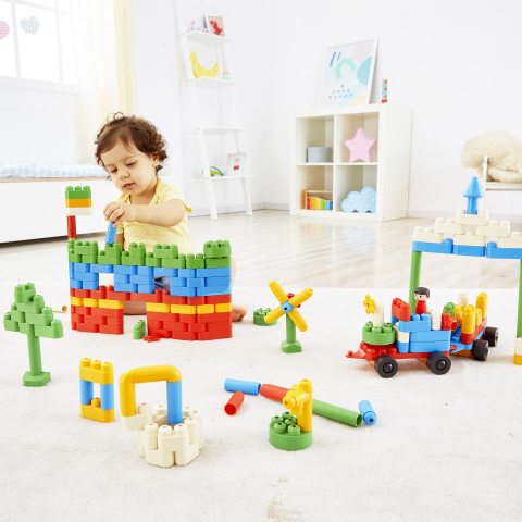 PolyM - Kit de jucarie Paradisul dinozaurilor (200 piese), copii varsta 18 luni+,3 ani+ [3]