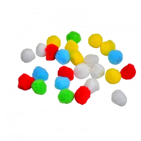 Pom-pom, 25 buc, 25 mm, multicolor [2]