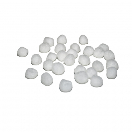 Pom-pom, 30 buc, 20 mm, alb [2]