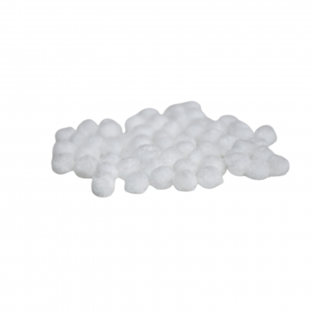 Pom-pom, 40 buc, 15 mm, alb [2]