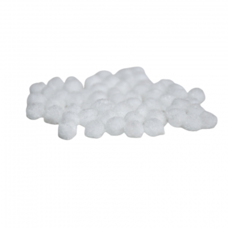 Pom-pom, 60 buc, 7 mm, alb [3]