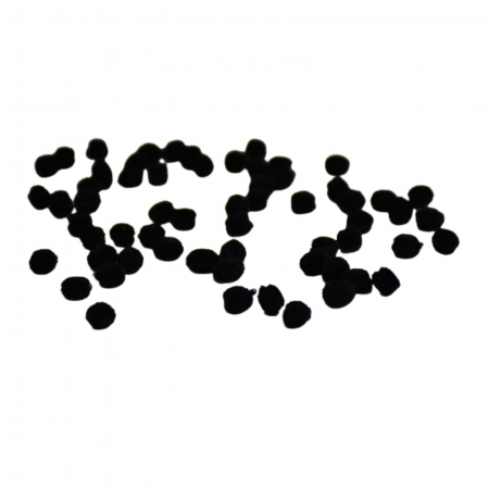Pom-pom, 60 buc, 7 mm, negru [1]