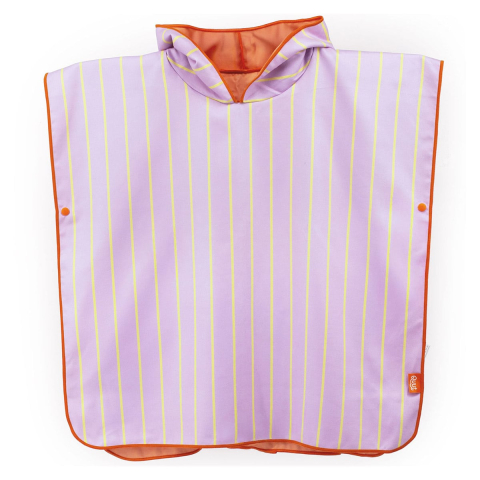 Jucării și Jocuri pentru copii - Poncho de plaja, mov, copii varsta 1-6 ani