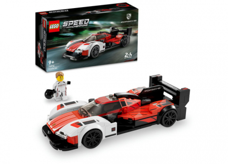 LEGO Speed Champions - Porsche 963, varsta de la 9 ani la +15 ani