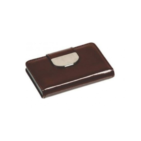Port carti de vizita CNX, imitatie piele, negru [1]