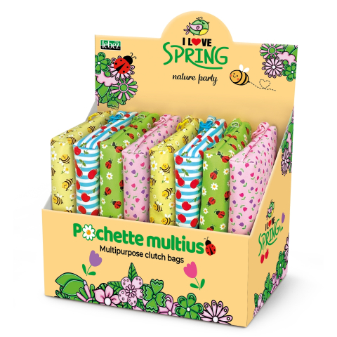 Îmbrăcăminte și accesorii - Portofel cu lant Nature Party din PU, 4 modele asortate , pret/1 buc