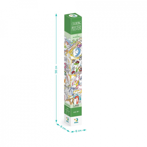 Poster de colorat - Numere [3]