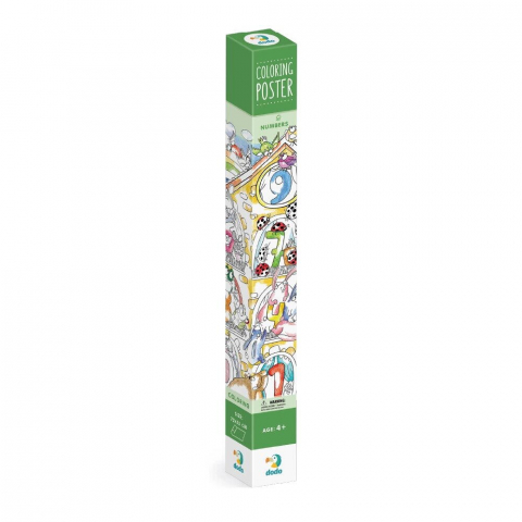Poster de colorat - Numere [1]