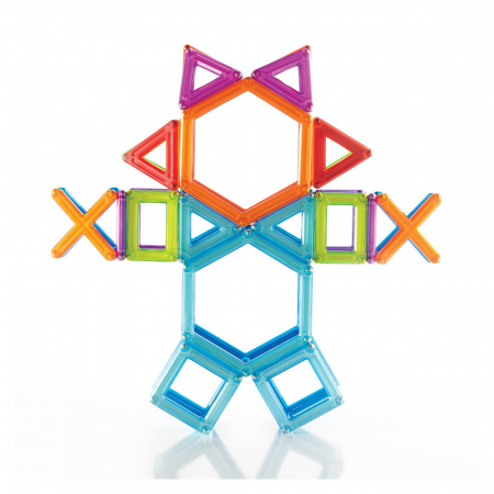 PowerClix Frames, set magnetic, 74 piese, Guidecraft, 4+ ani [5]