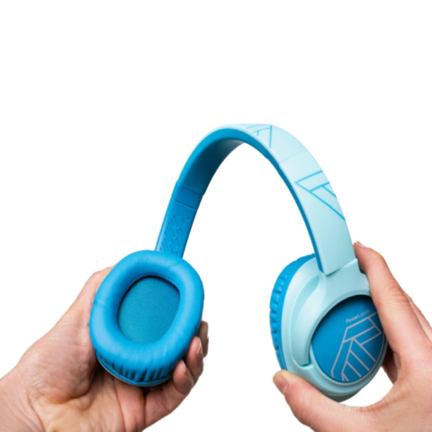PowerLocus Casti pentru copii, Wireless, Bobo Kids, Blue [1]