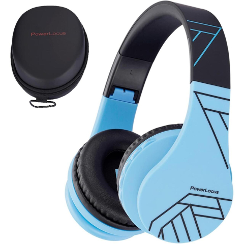 PowerLocus Casti pentru copii, Wireless, P1 Black / Blue [1]