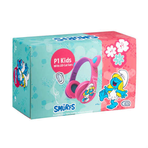 PowerLocus Casti pentru copii, Wireless, P1 Smurfs Edition [7]