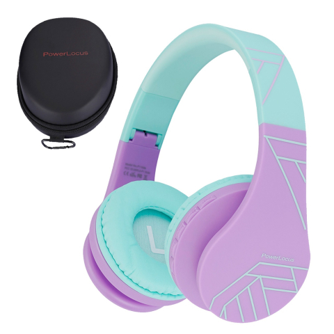 PowerLocus Casti pentru copii, Wireless, P1 Teal Purple [7]