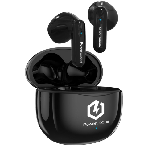 Laptop, Tablete & Telefoane - PowerLocus Casti True Wireless Bluetooth Vibe Black 