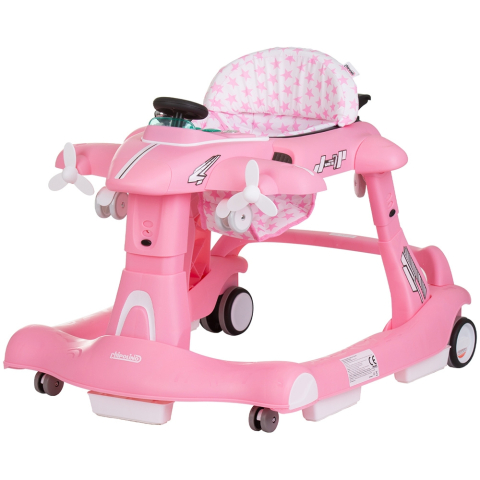 Jucării și Jocuri pentru copii - Premergator Chipolino Airplane 3 in 1 pink