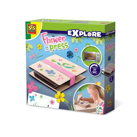 Seturi creative pentru copii - Presa de flori de jucarie pentru copii cu efect rapid, copii varsta 5 ani+,8 ani+