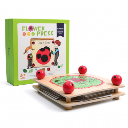 Presa de lemn pentru flori si frunze - Jucarii de calitate MiDeer [13]