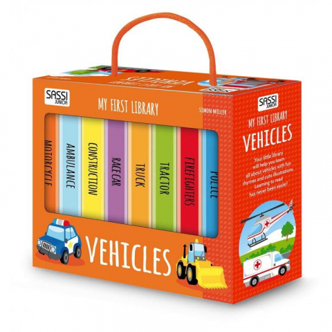 Cărți Educative, Activități - Prima mea biblioteca - Vehicule